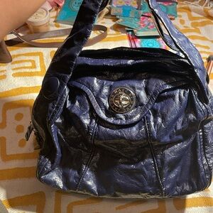 Marc by Marc Jacobs Navy Patent Leather bag . Great condition . Clean inside.